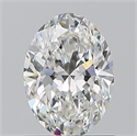 Natural Diamond 1.01 Carats, Oval with  Cut, F Color, VVS2 Clarity and Certified by GIA