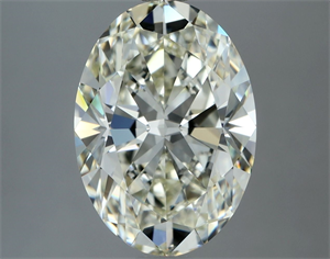 Picture of Natural Diamond 3.01 Carats, Oval with  Cut, K Color, VVS1 Clarity and Certified by IGI