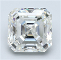 Diamante Natural 3.01 quilates, Asscher , Color I, claridad SI2 y certificado GIA