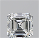 Natural Diamond 1.01 Carats, Asscher with  Cut, H Color, VS1 Clarity and Certified by GIA