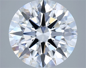 Picture of Lab Grown Diamond 4.05 Carats, Round with Ideal Cut, F Color, VVS1 Clarity and Certified by IGI