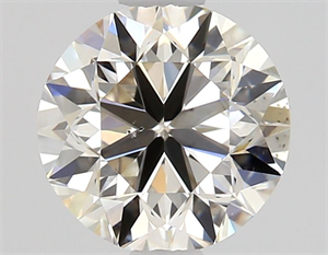 Picture of Natural Diamond 1.01 Carats, Round with Very Good Cut, J Color, SI1 Clarity and Certified by GIA