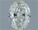 Natural Diamond 1.01 Carats, Oval with  Cut, I Color, SI1 Clarity and Certified by IGI