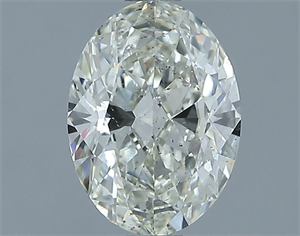Picture of Natural Diamond 1.01 Carats, Oval with  Cut, I Color, SI1 Clarity and Certified by IGI