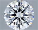 Lab Grown Diamond 3.04 Carats, Round with Ideal Cut, E Color, VVS2 Clarity and Certified by IGI