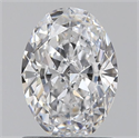 Diamante Natural 0.90 quilates, Ovalado , Color D, claridad VS2 y certificado GIA