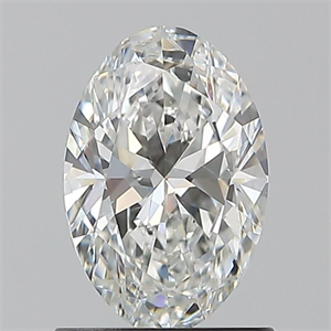 Picture of Natural Diamond 1.00 Carats, Oval with  Cut, G Color, VS2 Clarity and Certified by GIA