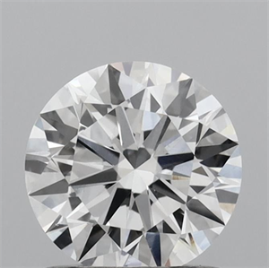 Picture of Lab Grown Diamond 1.00 Carats, Round with Ideal Cut, E Color, VVS2 Clarity and Certified by IGI
