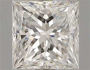 Picture of Natural Diamond 0.60 Carats, Princess with  Cut, G Color, VS2 Clarity and Certified by GIA