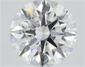 Del inventario de diamantes de laboratorio, 3.70 quilates, Redondo , Color E, claridad VS2 y certificado IGI