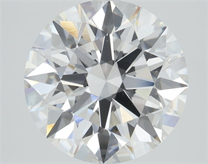 Picture of Lab Grown Diamond 3.70 Carats, Round with Excellent Cut, E Color, VS2 Clarity and Certified by IGI