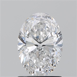 Picture of Natural Diamond 1.25 Carats, Oval with  Cut, D Color, I1 Clarity and Certified by GIA