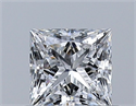 Diamante Natural 0.50 quilates, Princesa , Color E, claridad VVS2 y certificado GIA