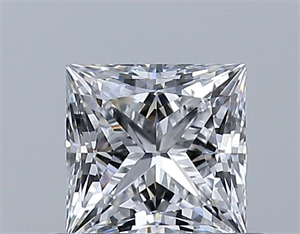 Foto Diamante Natural 0.50 quilates, Princesa , Color E, claridad VVS2 y certificado GIA de