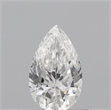Diamante Natural 0.50 quilates, De pera , Color E, claridad IF y certificado GIA