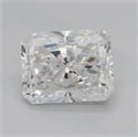 Natural Diamond 1.21 Carats, Radiant with  Cut, E Color, SI1 Clarity and Certified by GIA