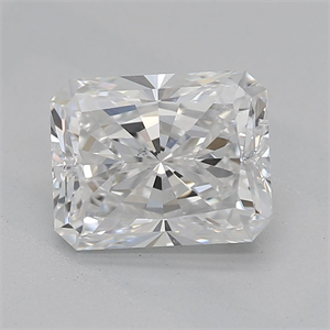 Picture of Natural Diamond 1.21 Carats, Radiant with  Cut, E Color, SI1 Clarity and Certified by GIA