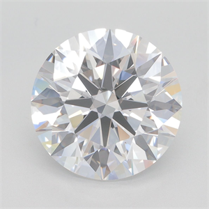 Picture of Lab Grown Diamond 5.50 Carats, Round with Excellent Cut, E Color, IF Clarity and Certified by GIA