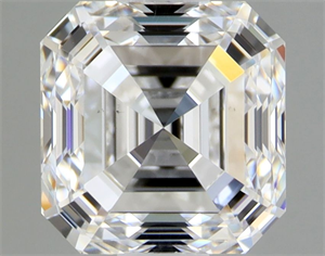 Picture of Natural Diamond 1.00 Carats, Asscher with  Cut, D Color, VS2 Clarity and Certified by GIA