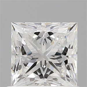 Foto Diamante Natural 0.70 quilates, Princesa , Color E, claridad VS2 y certificado GIA de