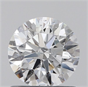 Diamante Natural 0.75 quilates, Redondo , Color D, claridad SI1 y certificado GIA
