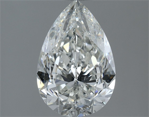Foto Diamante Natural 1.50 quilates, De pera , Color H, claridad SI2 y certificado IGI de