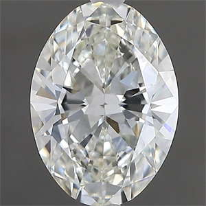 Picture of Natural Diamond 0.90 Carats, Oval with  Cut, J Color, VS1 Clarity and Certified by GIA