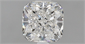 Natural Diamond 0.81 Carats, Cushion with  Cut, F Color, VVS2 Clarity and Certified by GIA