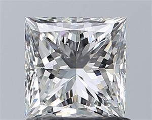 Foto Diamante Natural 1.00 quilates, Princesa , Color H, claridad SI1 y certificado GIA de