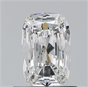 Natural Diamond 0.50 Carats, Cushion with  Cut, E Color, VVS1 Clarity and Certified by GIA