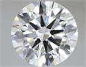 Lab Grown Diamond 6.07 Carats, Round with Ideal Cut, E Color, VVS1 Clarity and Certified by IGI