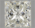 Natural Diamond 2.80 Carats, Princess with  Cut, L Color, VS1 Clarity and Certified by GIA