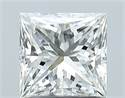 Natural Diamond 1.06 Carats, Princess with  Cut, I Color, VS1 Clarity and Certified by GIA