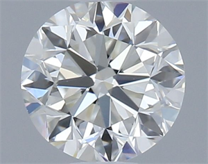 Picture of Natural Diamond 0.46 Carats, Round with Very Good Cut, H Color, VVS1 Clarity and Certified by IGI