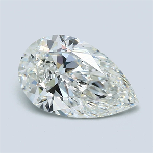 Foto Diamante Natural 2.52 quilates, De pera , Color H, claridad SI1 y certificado GIA de