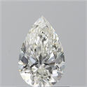 Natural Diamond 0.71 Carats, Pear with  Cut, I Color, VS1 Clarity and Certified by GIA