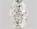 Natural Diamond 0.50 Carats, Oval with  Cut, G Color, VVS2 Clarity and Certified by GIA
