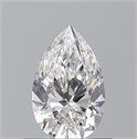 Diamante Natural 0.53 quilates, De pera , Color G, claridad VVS1 y certificado GIA