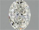 Natural Diamond 1.40 Carats, Oval with  Cut, G Color, SI1 Clarity and Certified by GIA