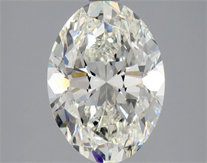 Foto Diamante Natural 2.50 quilates, Ovalado , Color J, claridad SI1 y certificado GIA de