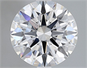 Del inventario de diamantes de laboratorio, 2.15 quilates, Redondo , Color D, claridad VVS2 y certificado GIA