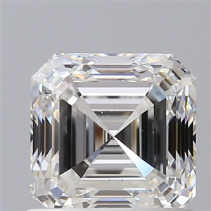 Picture of Natural Diamond 1.00 Carats, Asscher with  Cut, F Color, VS2 Clarity and Certified by GIA
