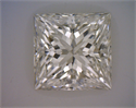 Natural Diamond 1.50 Carats, Princess with  Cut, I Color, SI2 Clarity and Certified by GIA