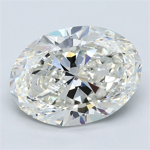 Picture of Natural Diamond 4.01 Carats, Oval with  Cut, I Color, VS1 Clarity and Certified by GIA