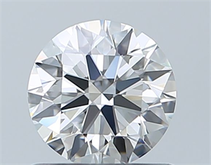 Picture of Natural Diamond 0.73 Carats, Round with Excellent Cut, H Color, IF Clarity and Certified by GIA