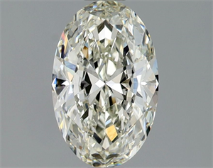 Picture of Natural Diamond 1.01 Carats, Oval with  Cut, J Color, VS2 Clarity and Certified by GIA