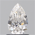 Diamante Natural 0.80 quilates, De pera , Color E, claridad VS1 y certificado GIA