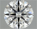 Natural Diamond 0.70 Carats, Round with Excellent Cut, D Color, VVS2 Clarity and Certified by GIA