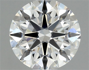 Picture of Natural Diamond 0.70 Carats, Round with Excellent Cut, D Color, VVS2 Clarity and Certified by GIA