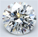 Diamante Natural 3.50 quilates, Redondo , Color H, claridad VVS1 y certificado GIA